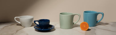 Lino Cups and Saucers