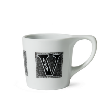 notNeutral x Edward Gorey Lino Mug, "QRV Reality"