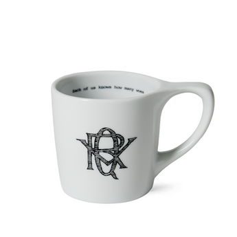 notNeutral x Edward Gorey Lino Mug, "QRV Humanity"