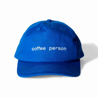 notNeutral "Coffee Person" Hat, Blue
