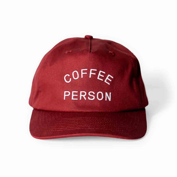 notNeutral "Coffee Person" Hat, Burgundy
