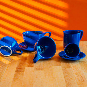 Lino 16oz Mug, Indigo
