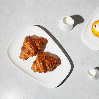 Lino Large Pulled Plate, White