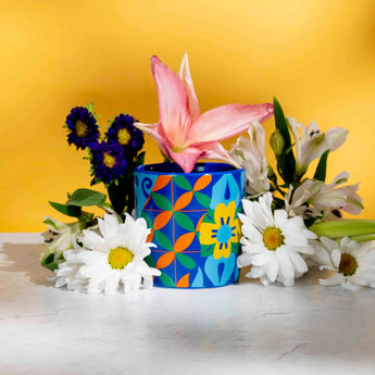 notNeutral x Frank Alcock Lino Mug, Indigo