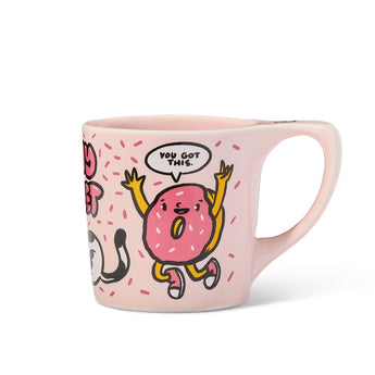 notNeutral x Todd Purse Lino Mug, Pink, "Donut Party"