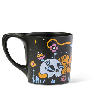 notNeutral x Todd Purse Lino Mug, Black, "Never Stop"